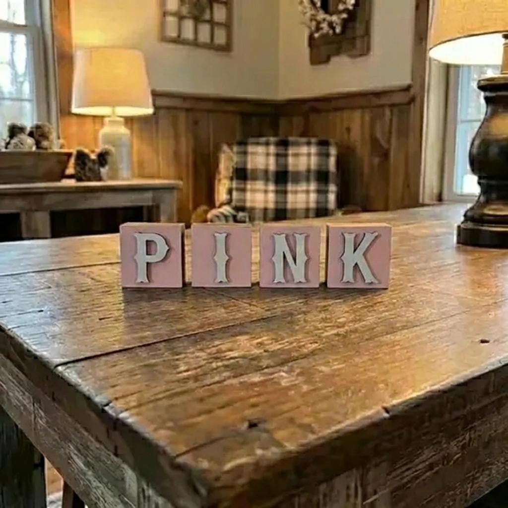 Personalized Pastel Wooden Letter Blocks, Custom Name, Nursery Decor