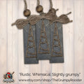 Woodland Brown  Ornament, Wood Holiday Decor, wood holiday ornament, handmade holiday ornament, Single or Bulk Qty