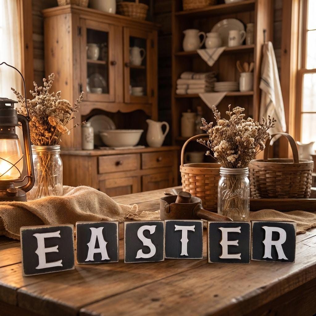 Personalized Wooden Letter Blocks, Rustic Name Blocks, Farmhouse Decor