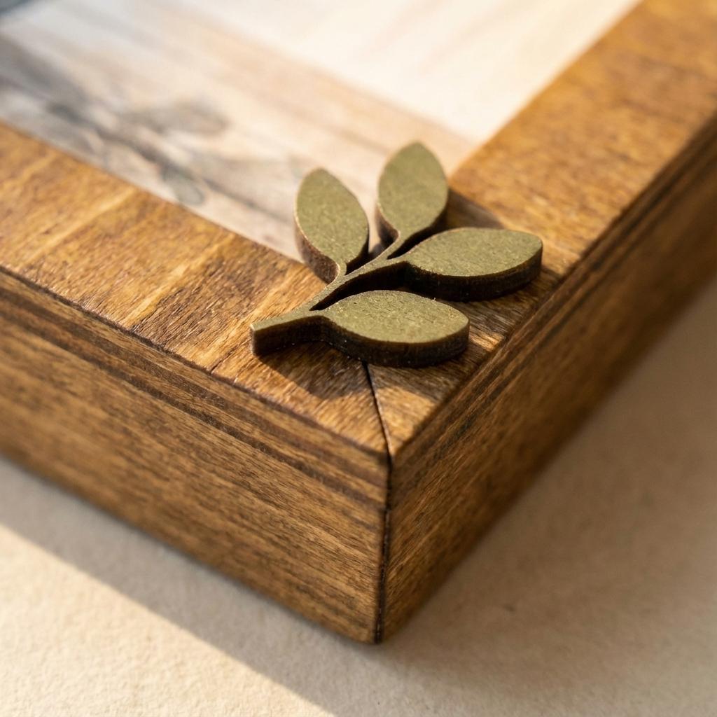 Sunflower Art Sign – Rustic Mason Jar Floral Wall Decor – 5.5” Framed Wood Sign with Leaf Embellishment – Garden Jar Art Signs