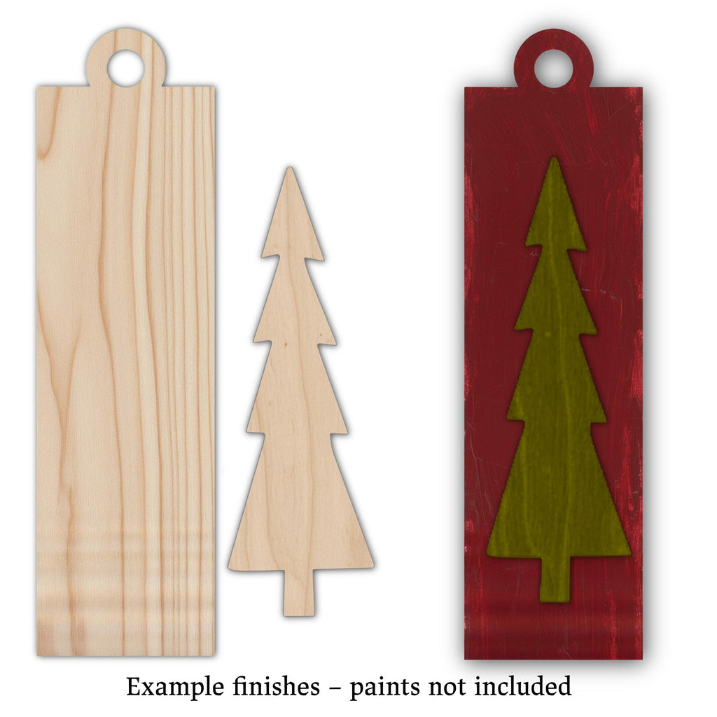 DIY Christmas Tree Ornaments - Blank Single or Bulk Christmas Ornament Handcrafted Bulk Wholesale DIY Unpainted Paint Party Family Craft