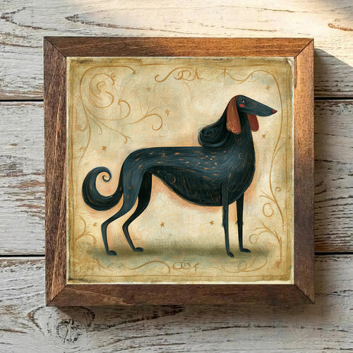Afghan Hound Black - Variation 1