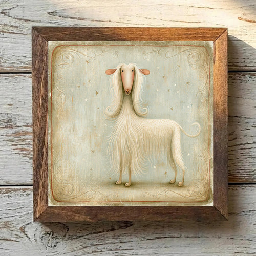 Afghan Hound Cream - Variation 1