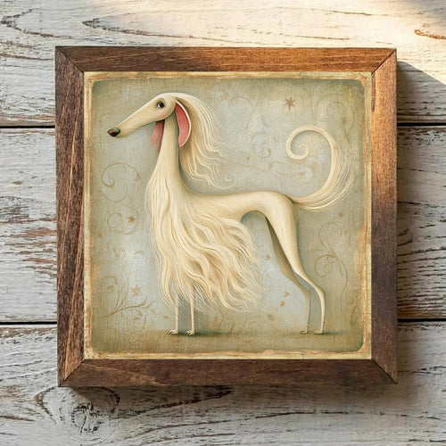Afghan Hound Cream - Variation 2