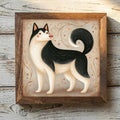 Alaskan Malamute Black & White - Variation 1