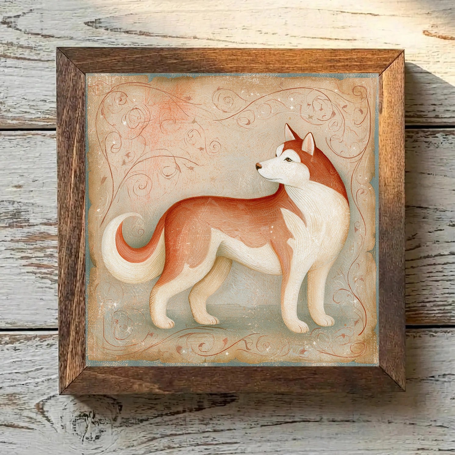 Alaskan Malamute Red & White - Variation 2