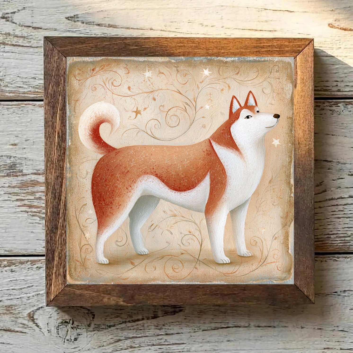 Alaskan Malamute Red & White - Variation 3