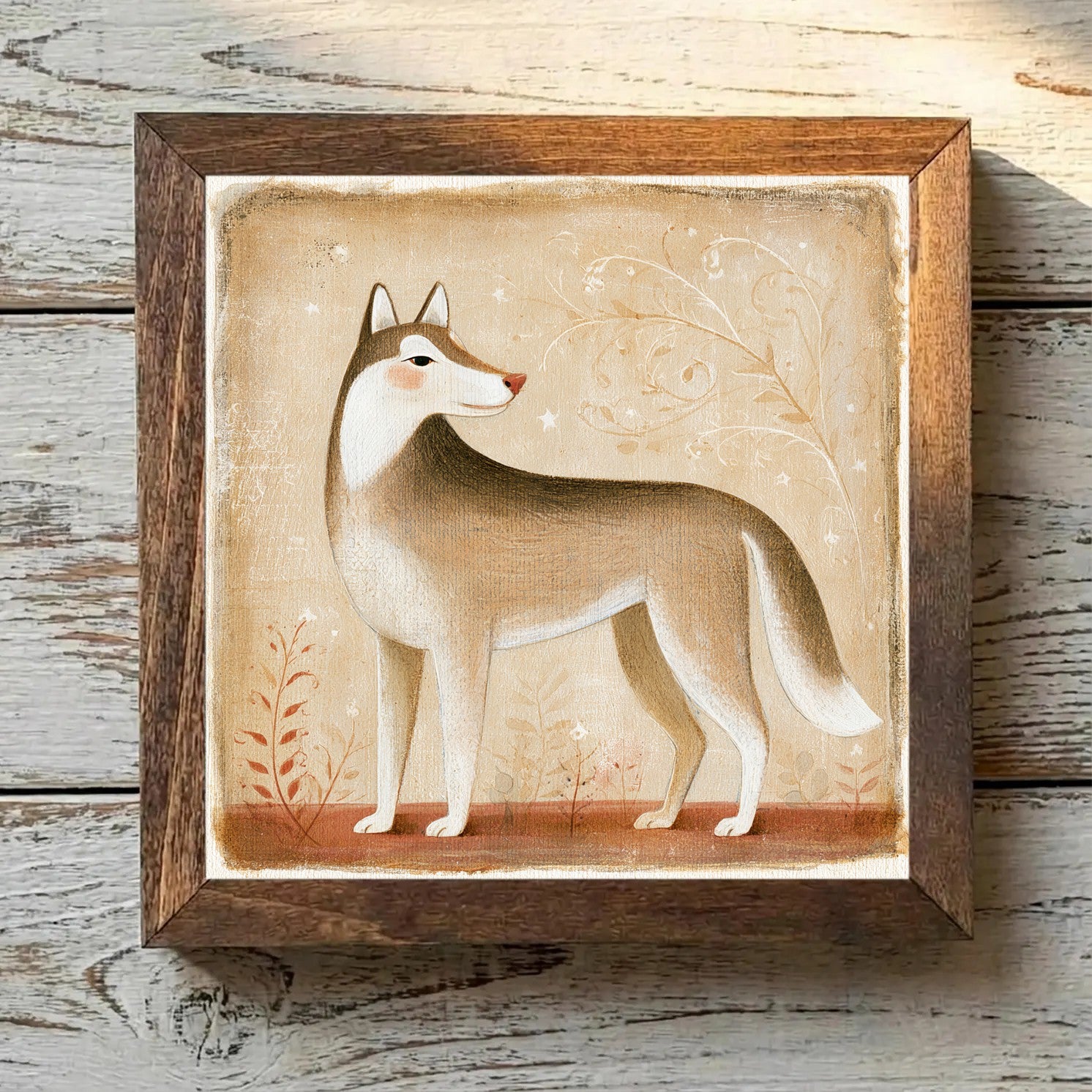 Alaskan Malamute Sable & White - Variation 1