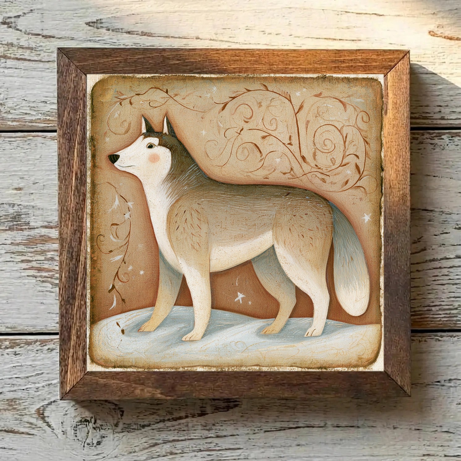 Alaskan Malamute Sable & White - Variation 2