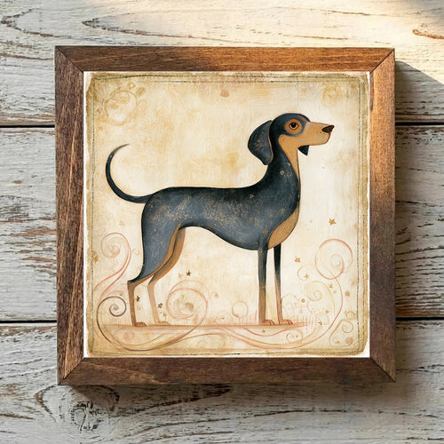 American Foxhound Black & Tan - Variation 2