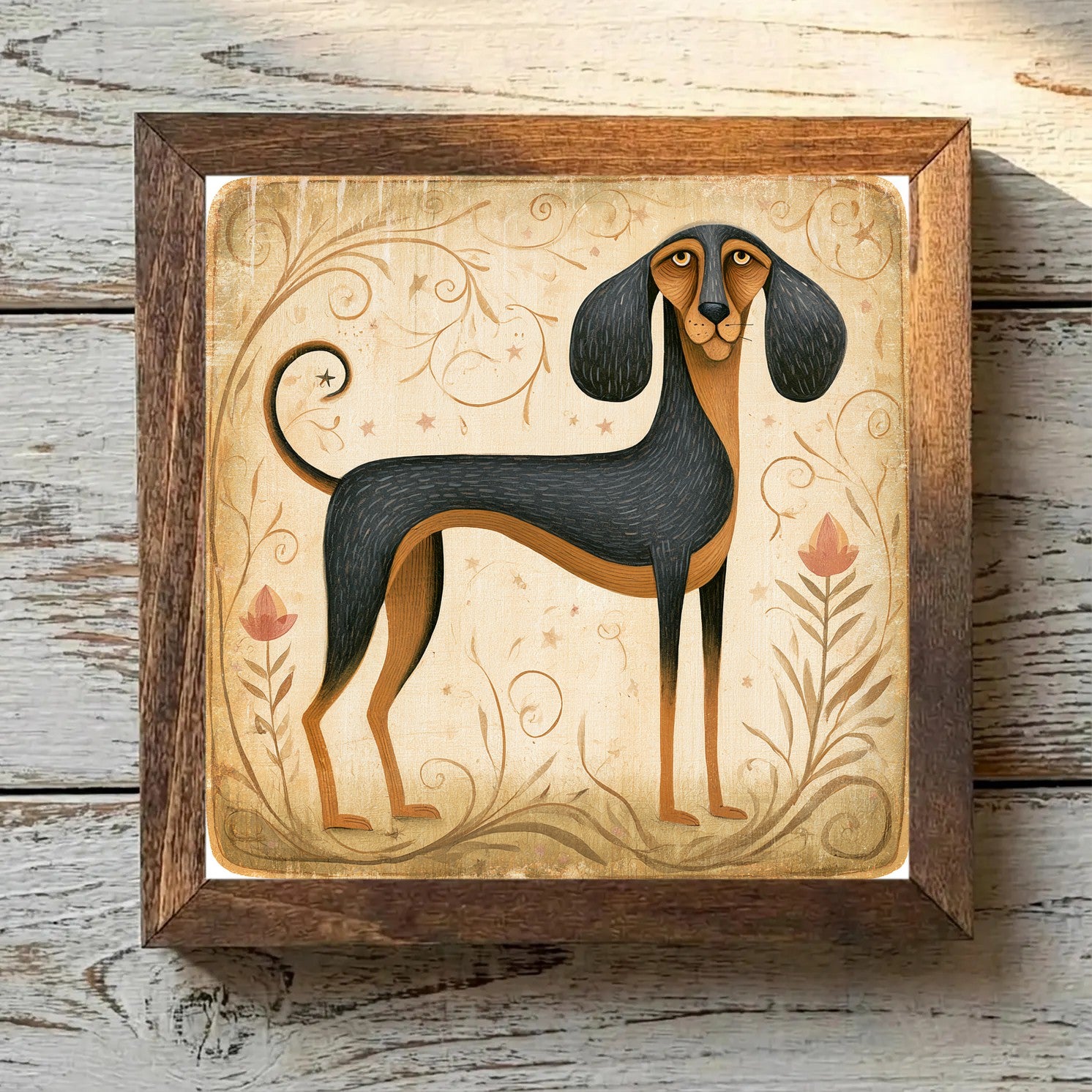 American Foxhound Black & Tan - Variation 3