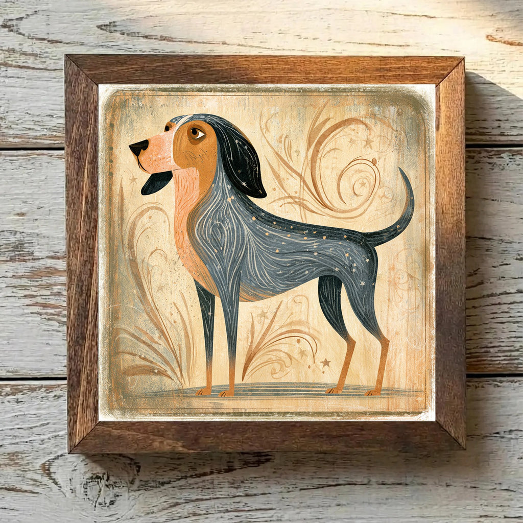American English Coonhound Bluetick - Variation 4