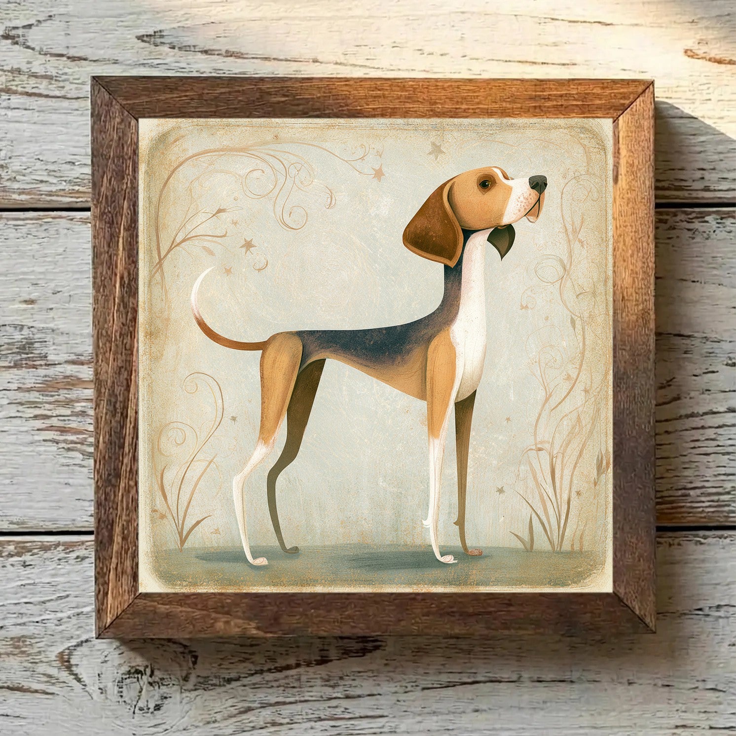 American Foxhound Tricolor - Variation 1