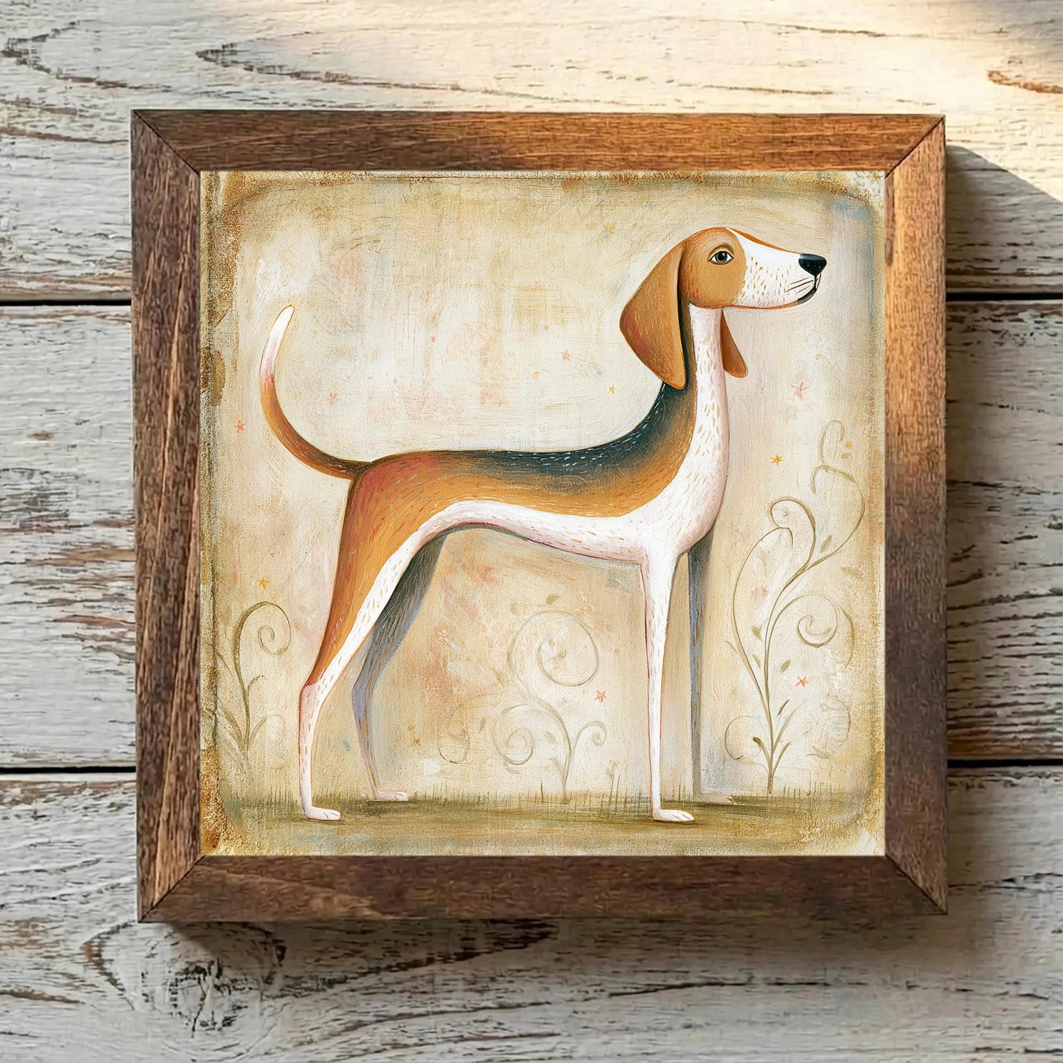American Foxhound Tricolor - Variation 2