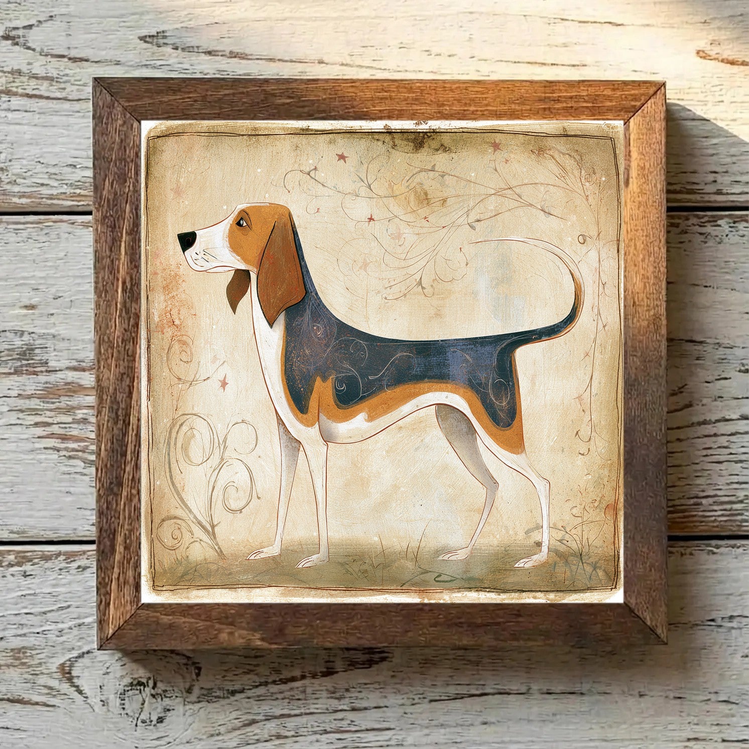 American Foxhound Tricolor - Variation 3