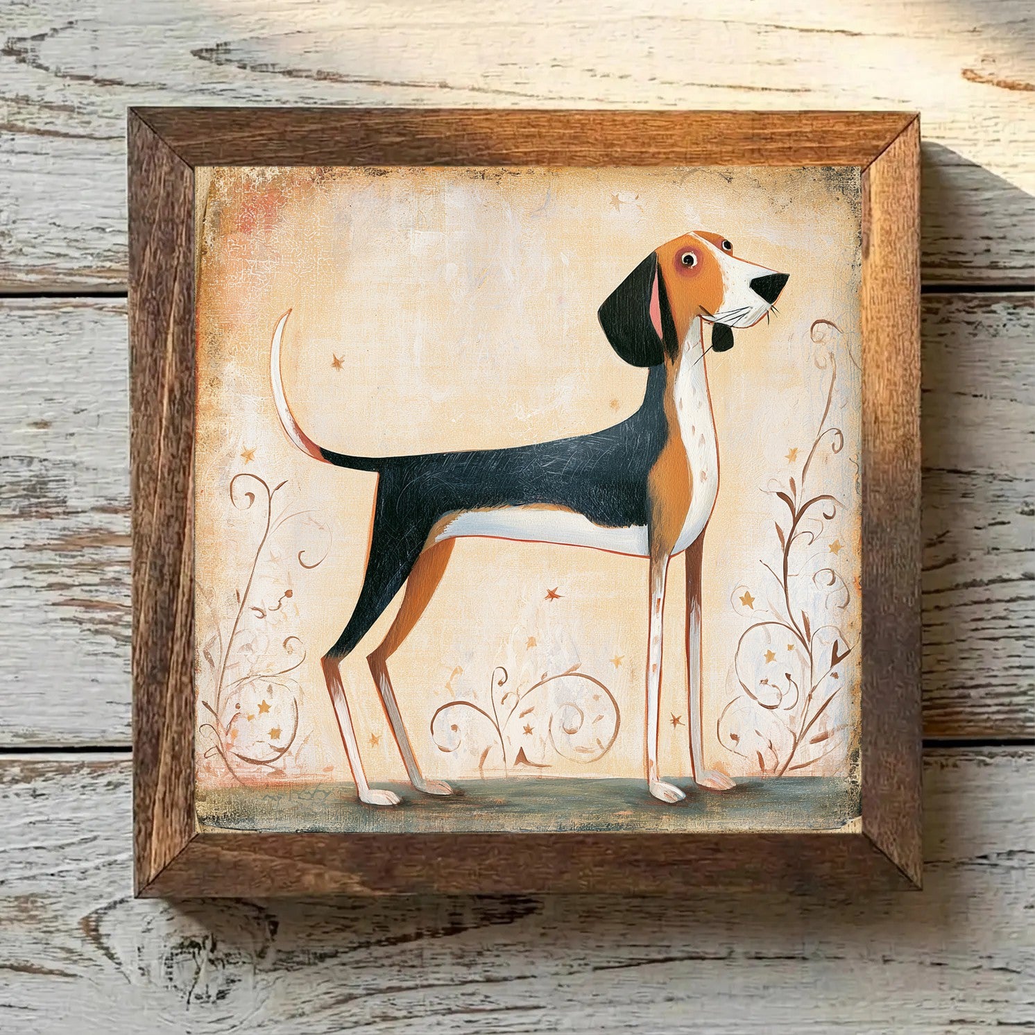 American Foxhound Tricolor - Variation 4