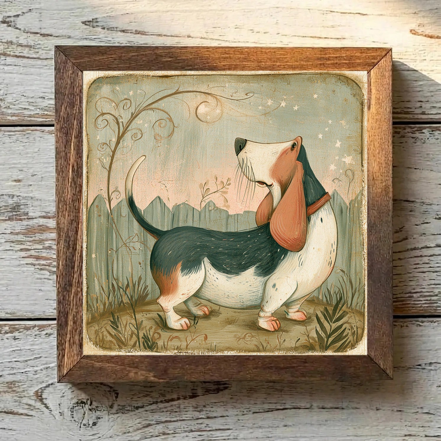 Basset Hound Tricolor - Variation 2