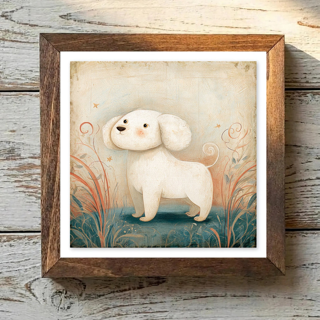 Bichon Frise White - Variation 1