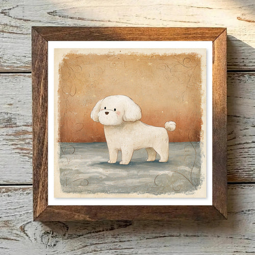 Bichon Frise White - Variation 2