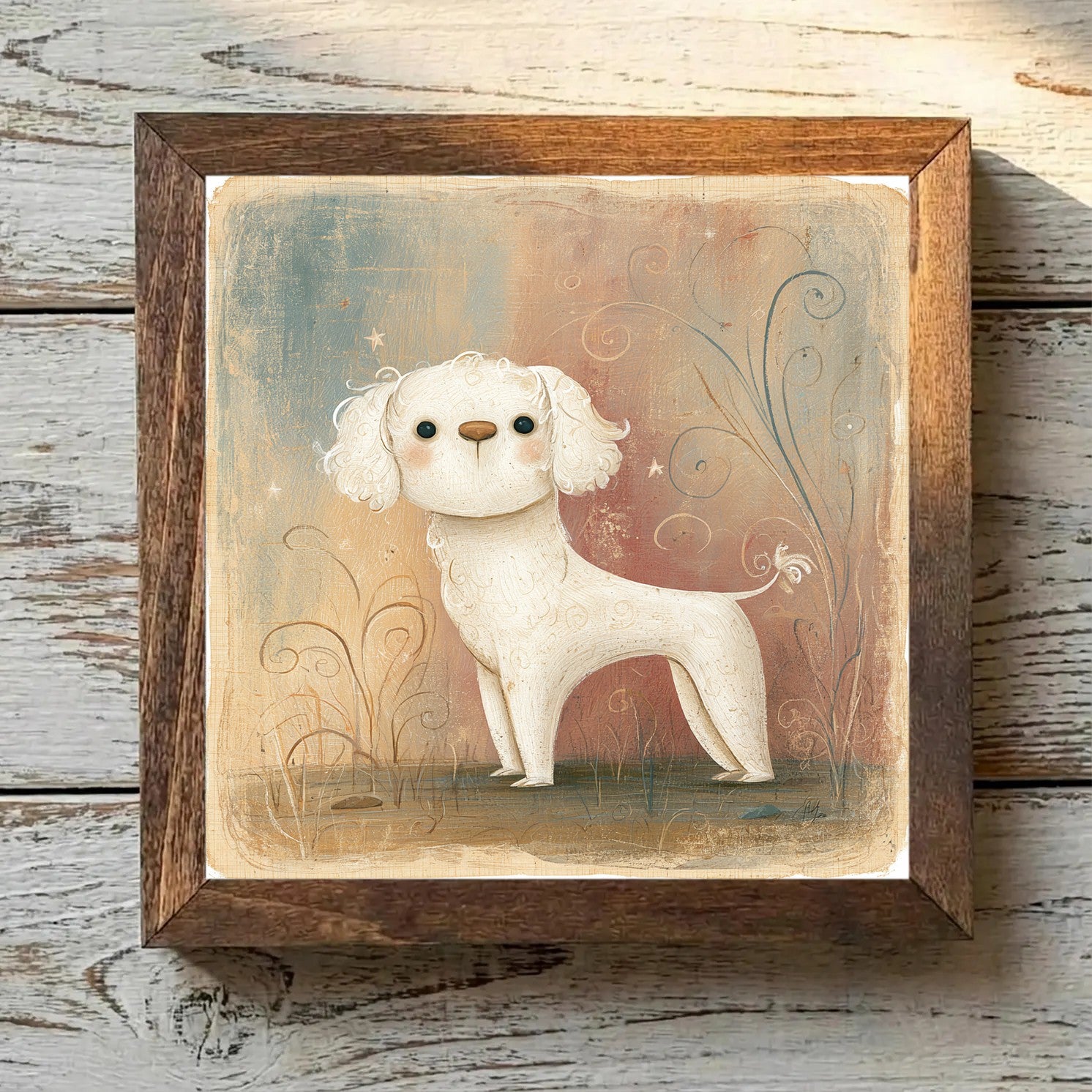 Bichon Frise White - Variation 3