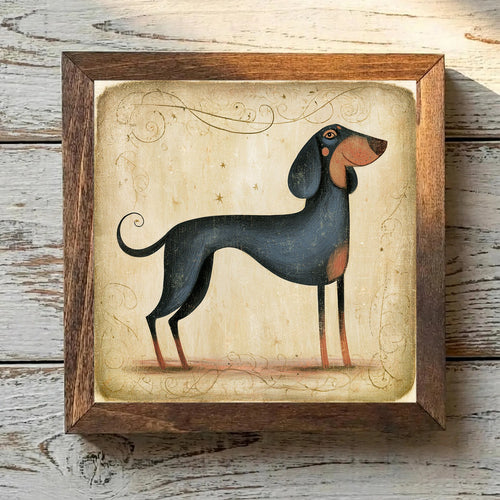 Black and Tan Coonhound Black & Tan - Variation 2