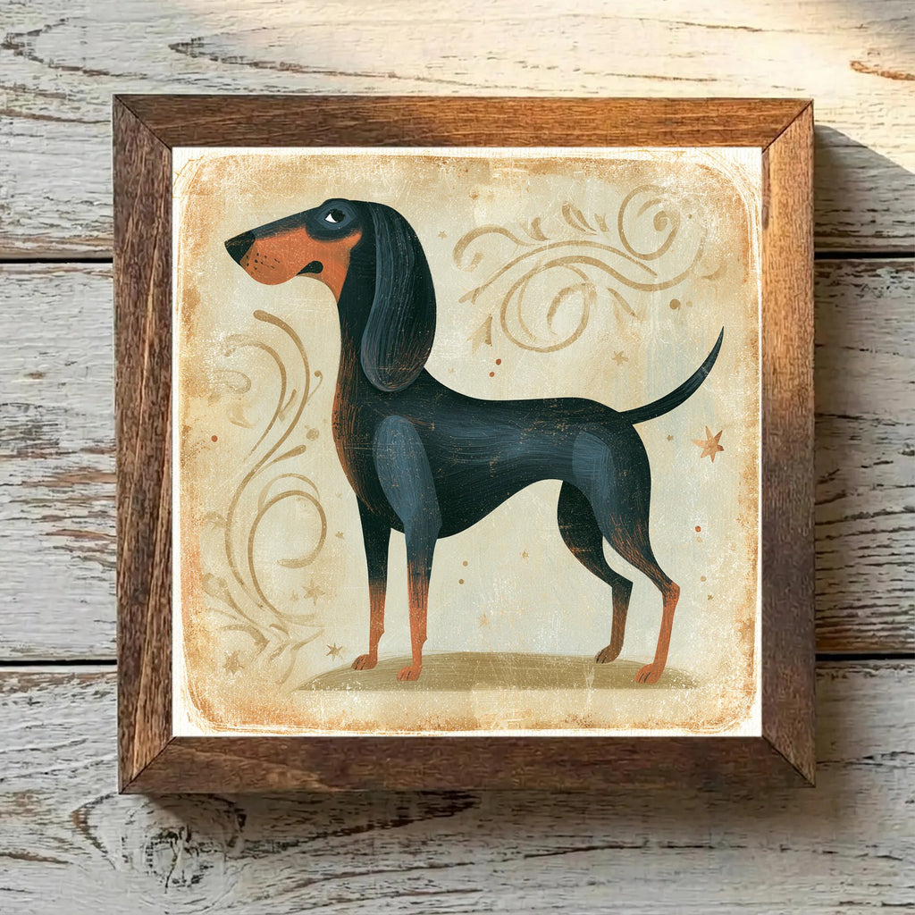 Black and Tan Coonhound Black & Tan - Variation 4