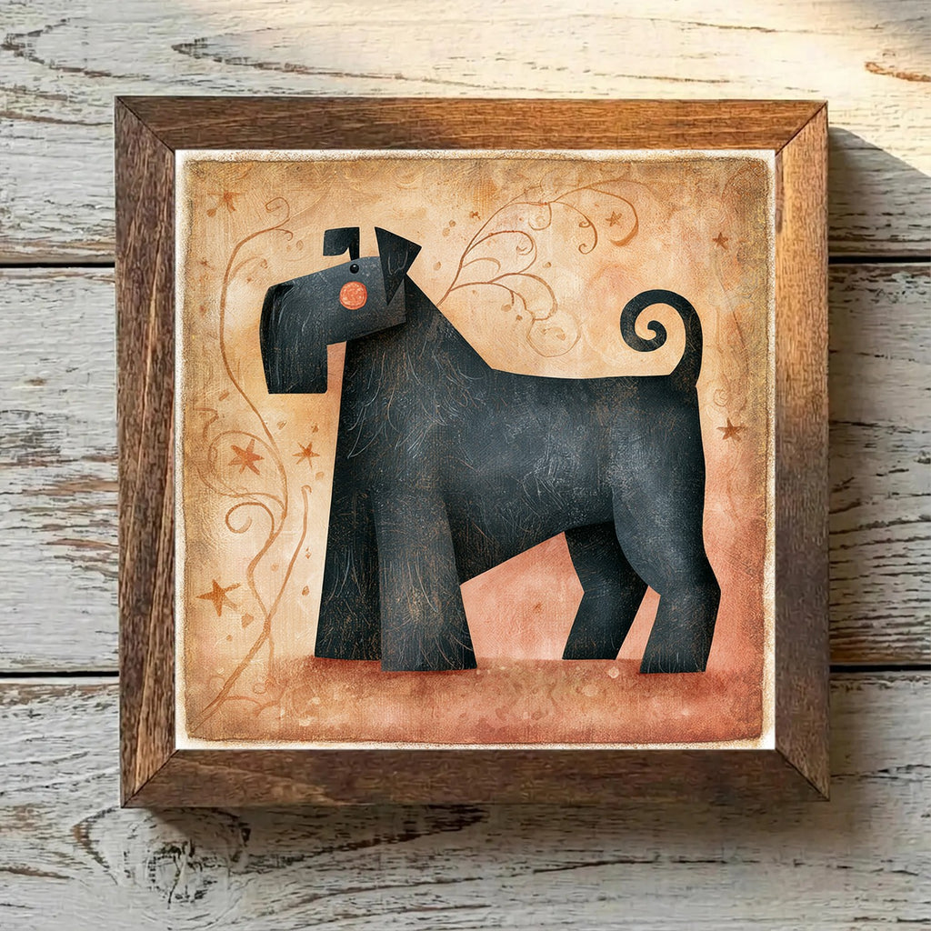 Black Russian Terrier Black - Variation 2