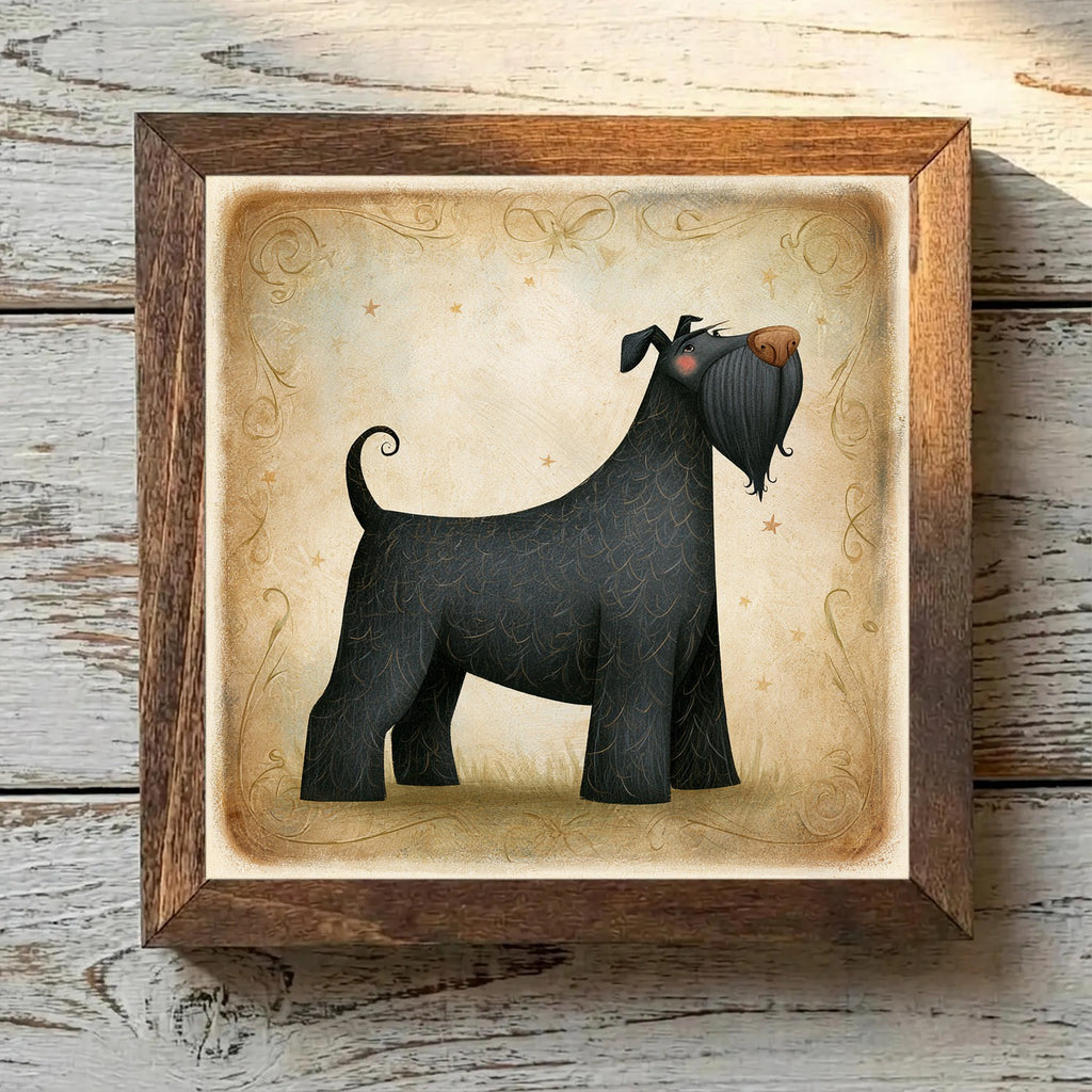 Black Russian Terrier Black - Variation 3