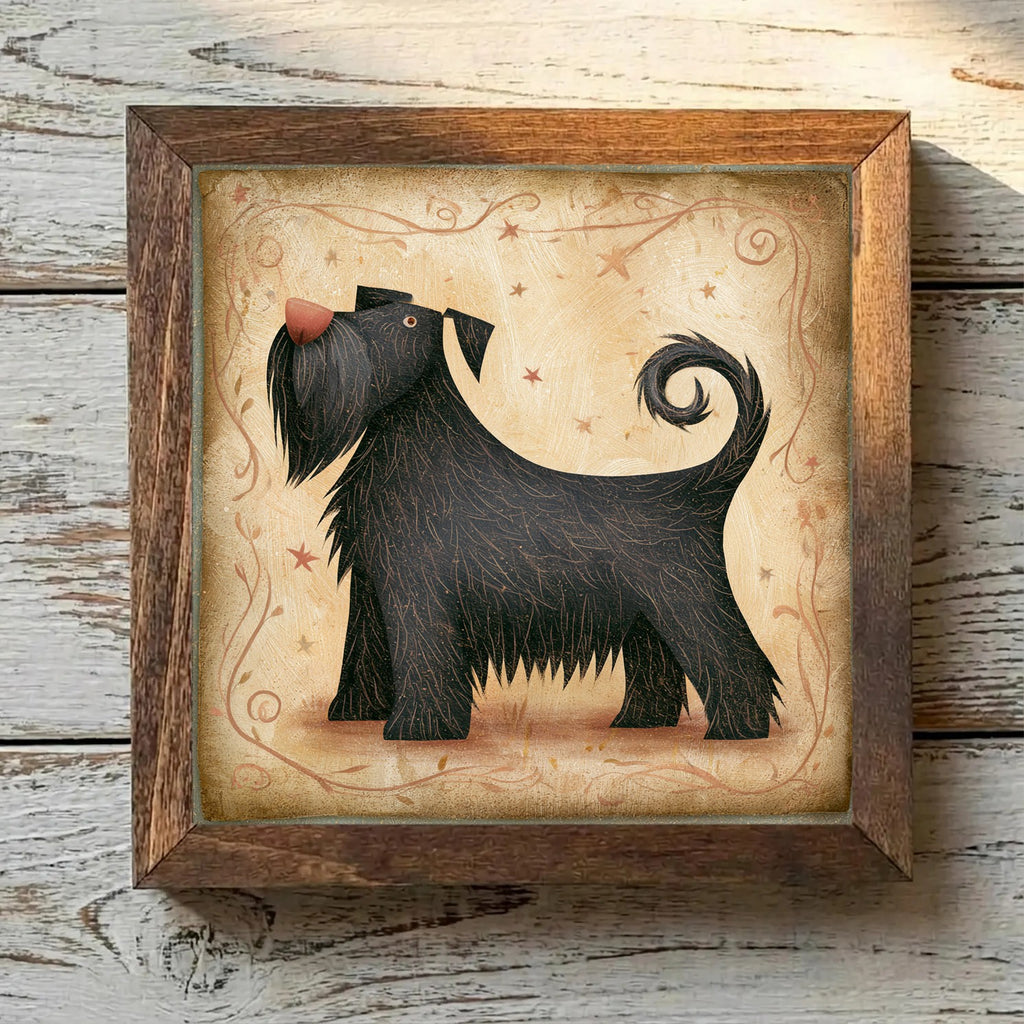 Black Russian Terrier Black - Variation 4
