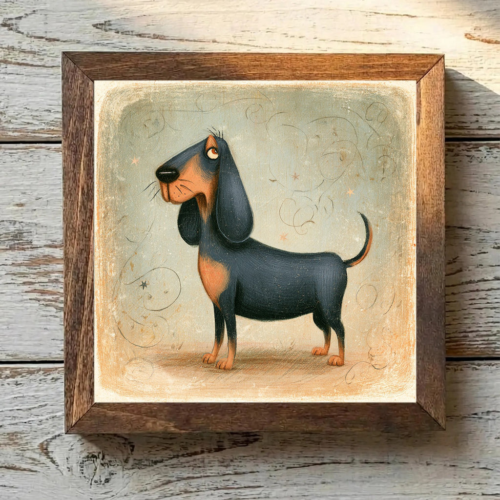 Bloodhound Black & Tan - Variation 2