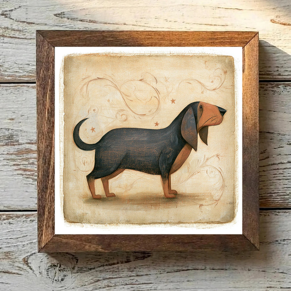 Bloodhound Black & Tan - Variation 3