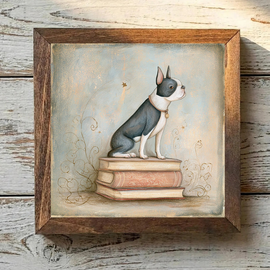 Boston Terrier Black & White - Variation 4