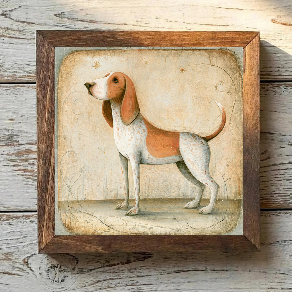 Bracco Italiano Chestnut Roan - Variation 1