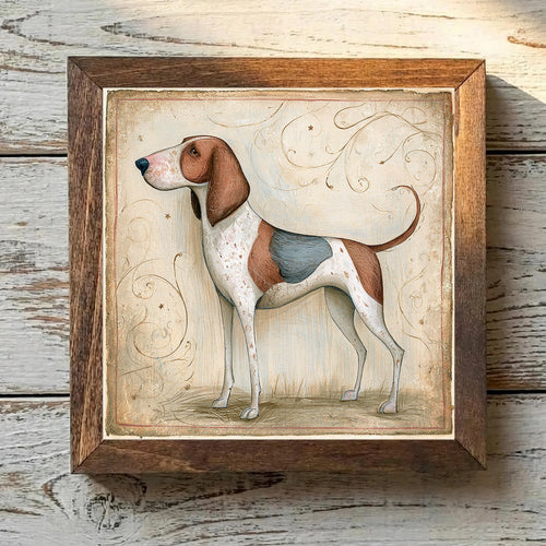Bracco Italiano Chestnut Roan - Variation 2
