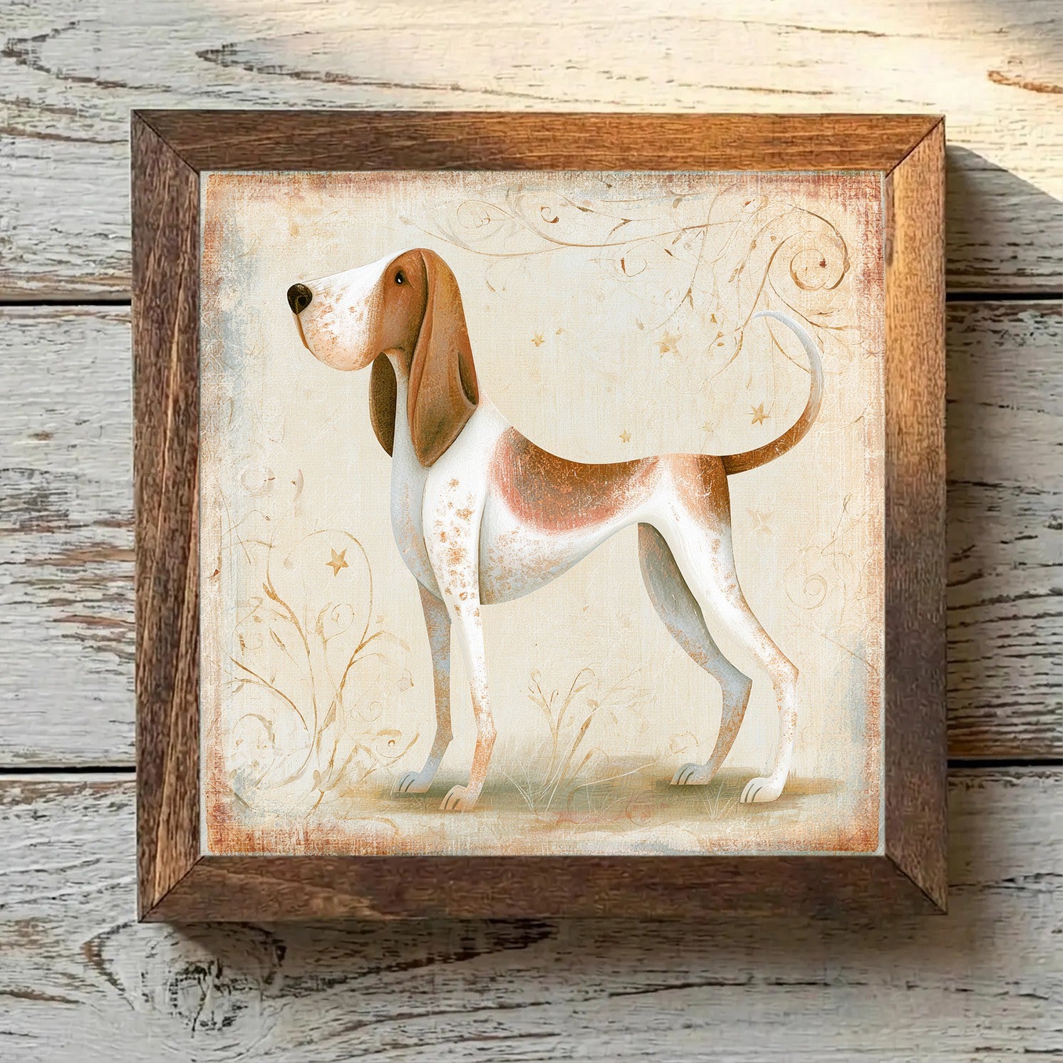 Bracco Italiano Chestnut Roan - Variation 4