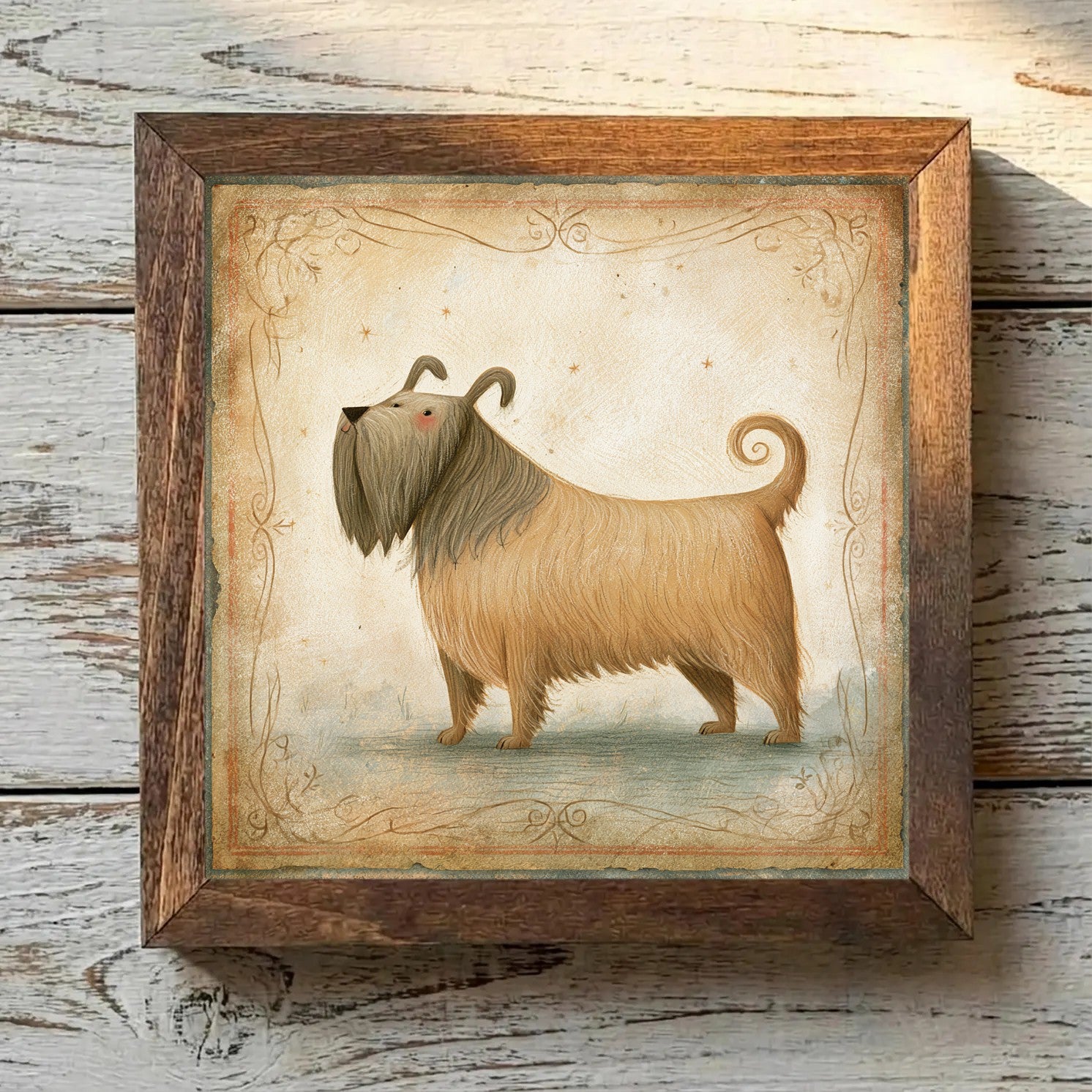 Briard Tawny - Variation 1
