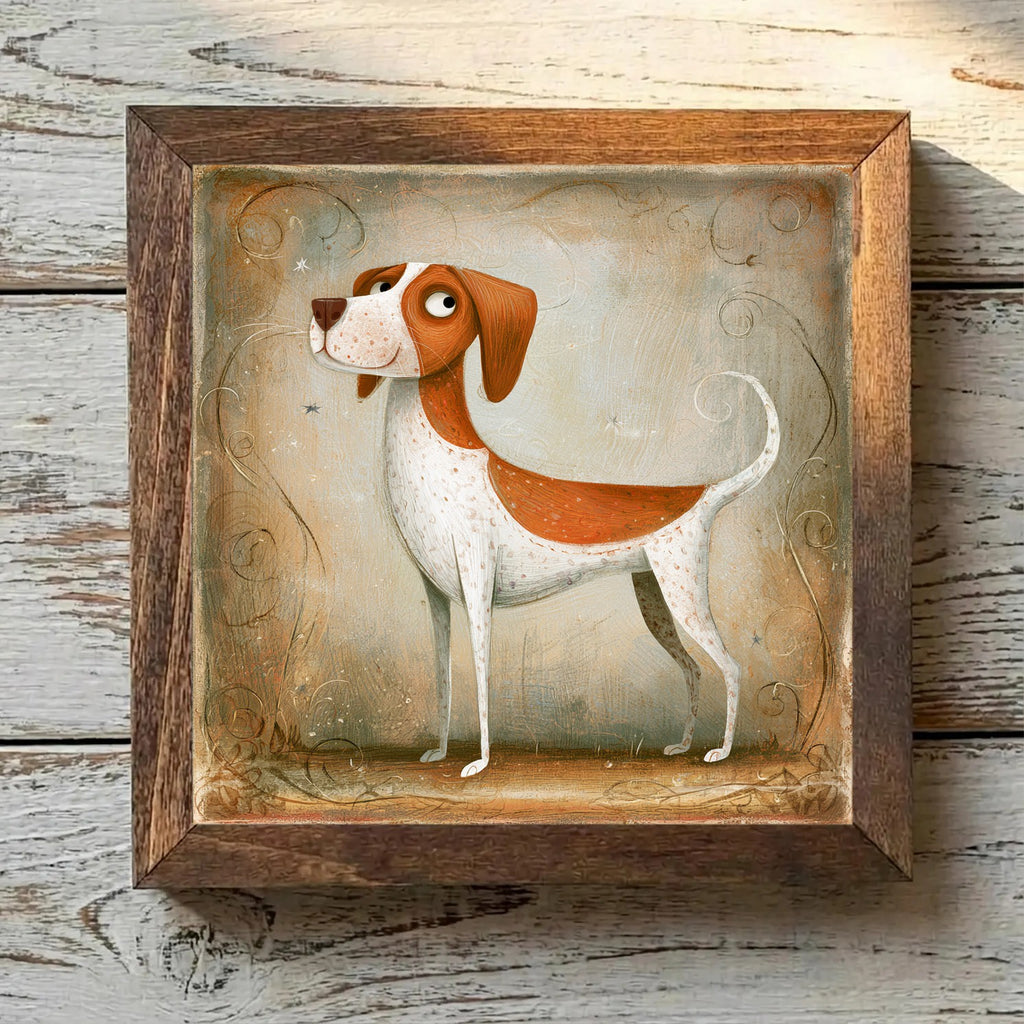 Brittany Orange & White - Variation 3