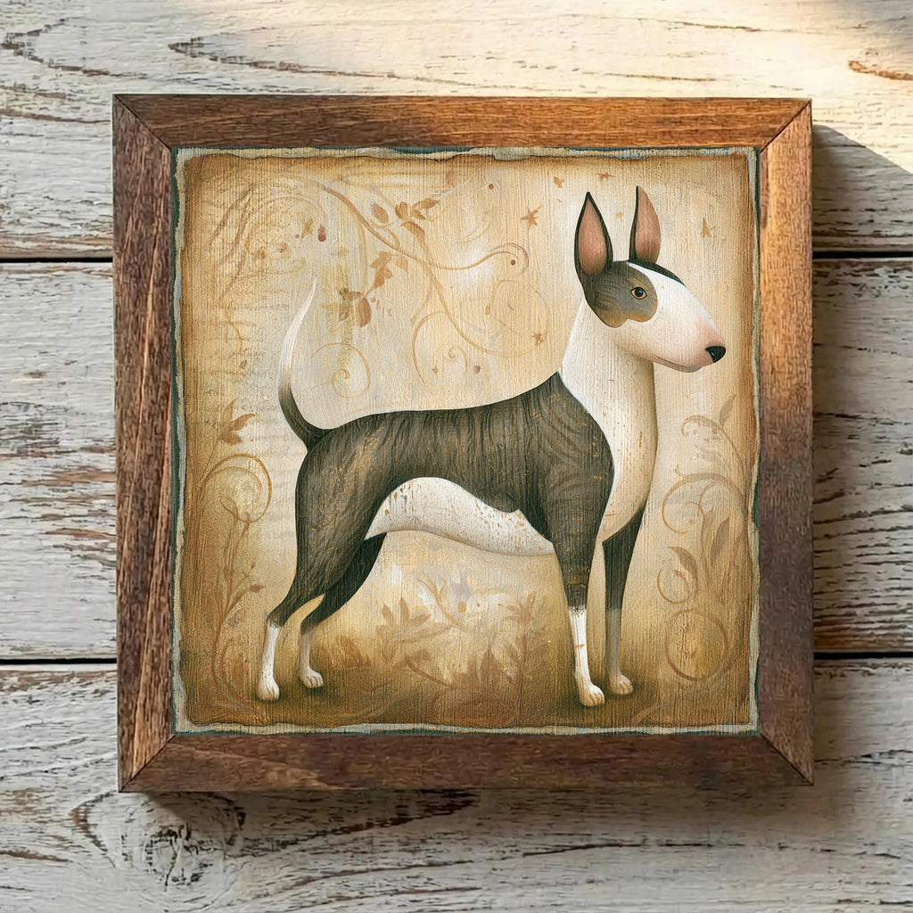Bull Terrier Brindle & White - Variation 2
