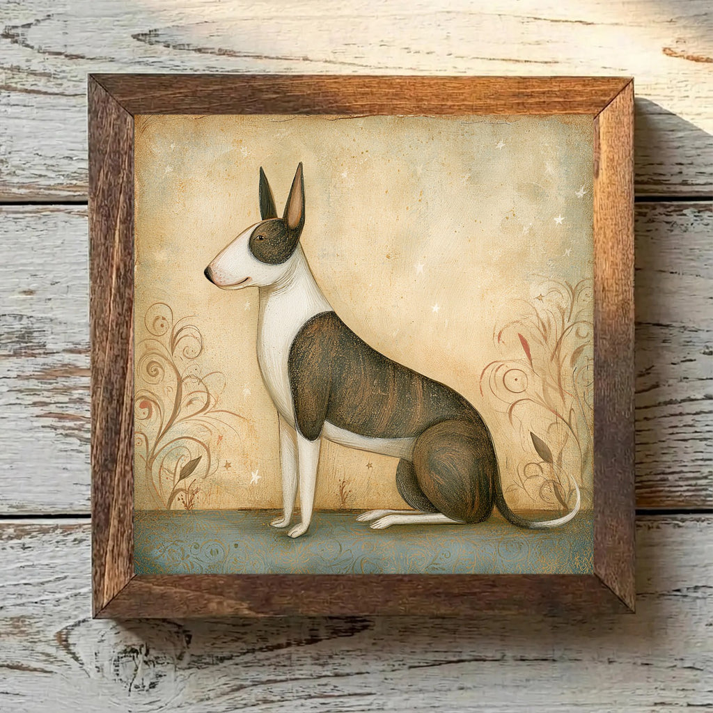 Bull Terrier Brindle & White - Variation 4