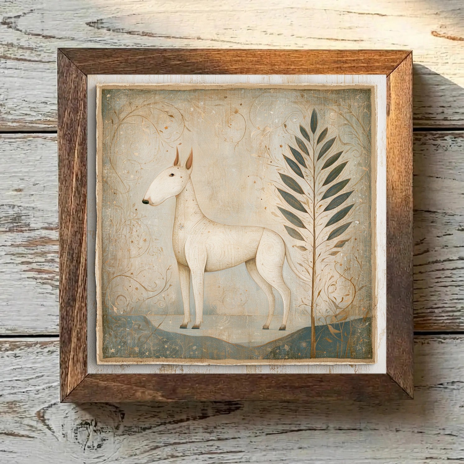 Bull Terrier White - Variation 4