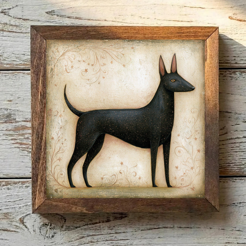 Canaan Dog Black - Variation 1
