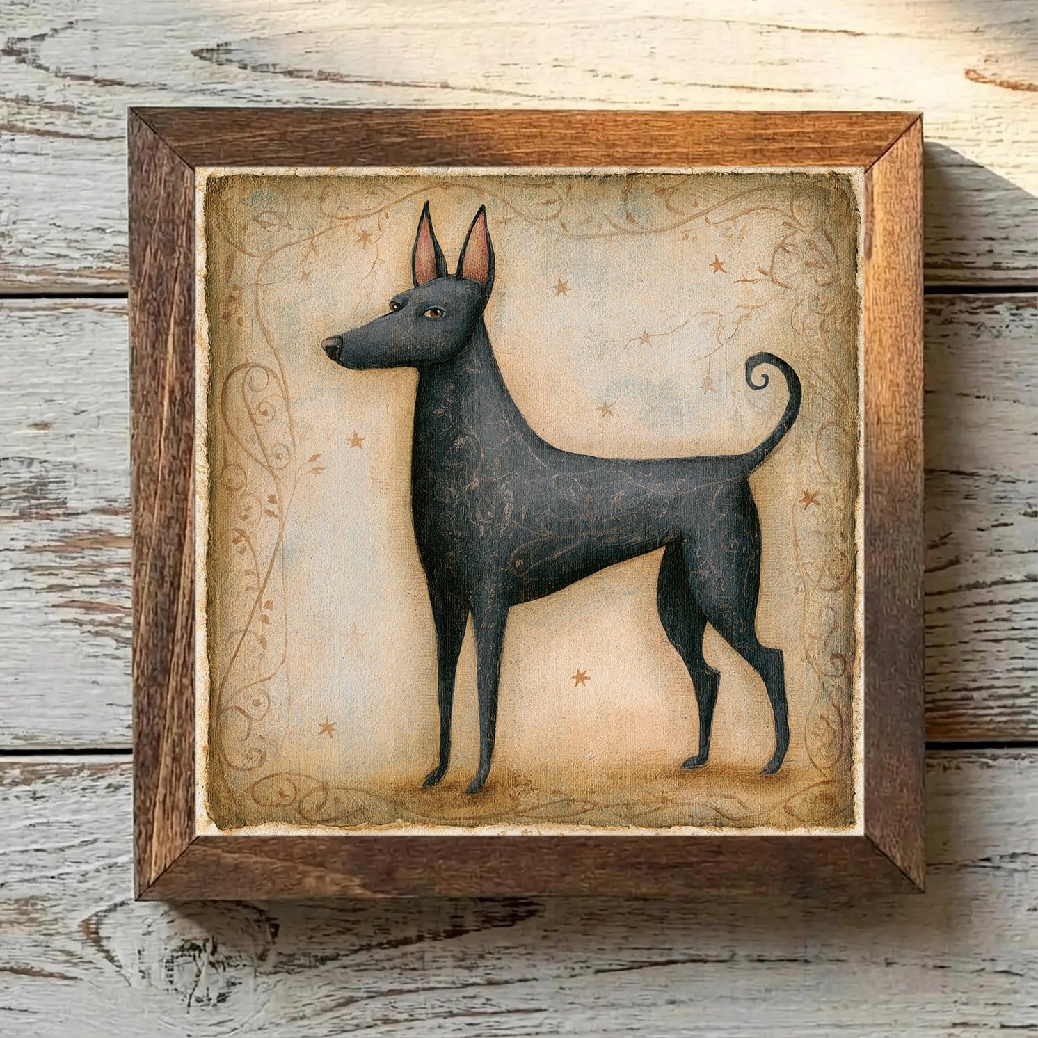 Canaan Dog Black - Variation 3
