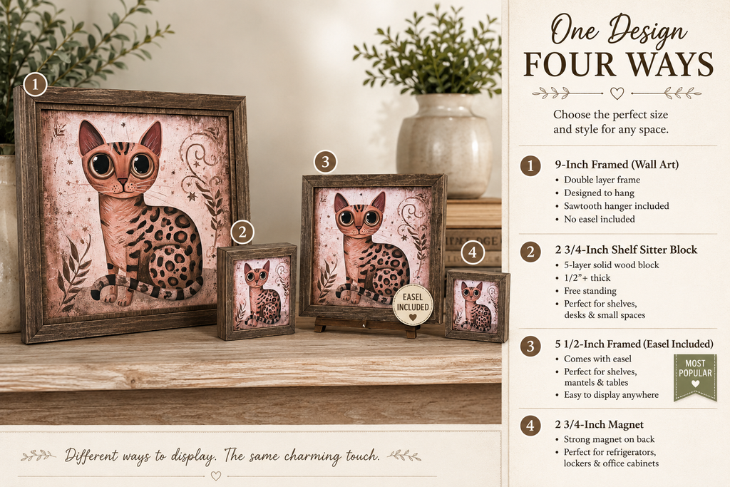 One Design, Four Ways