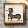 Dachshund Black & Tan - Variation 1
