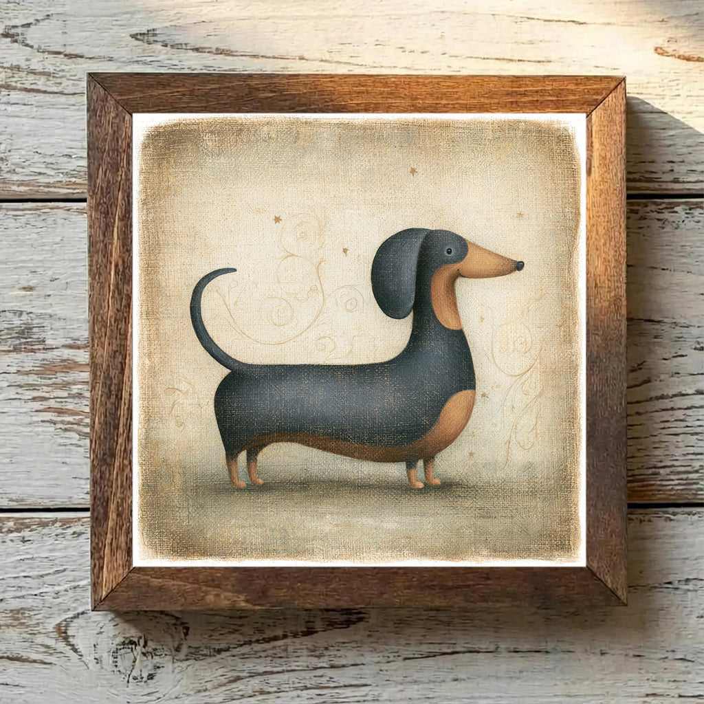 Dachshund Black & Tan - Variation 3