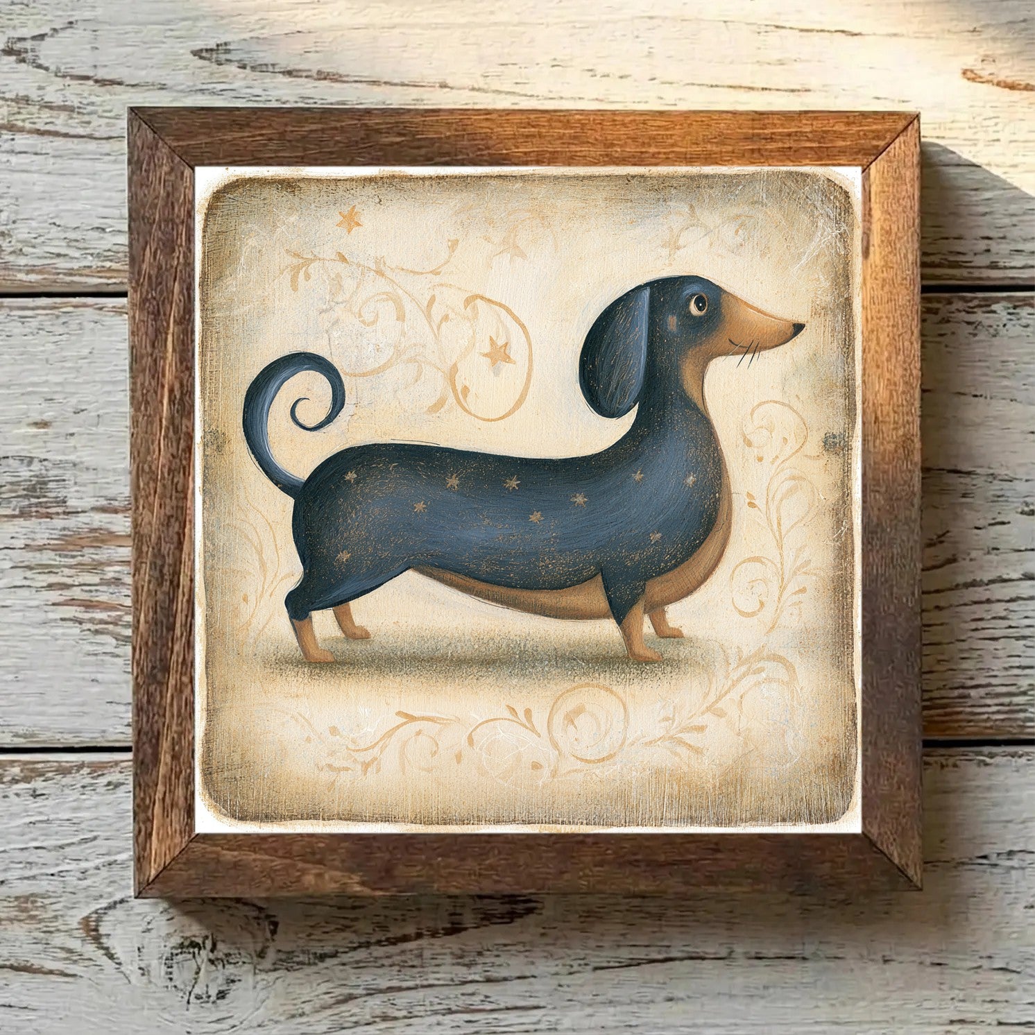 Dachshund Black & Tan - Variation 4