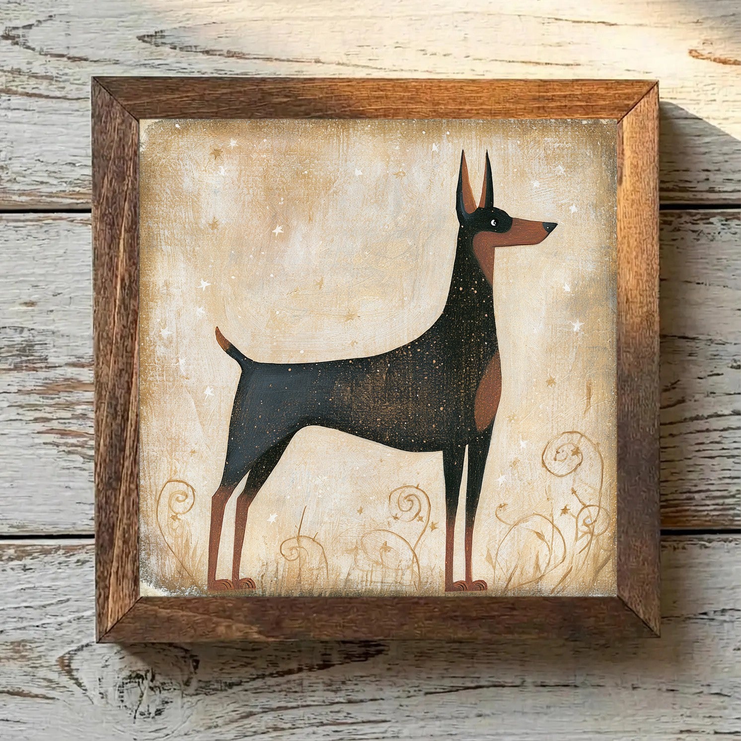 Doberman Pinscher Black & Rust - Variation 3