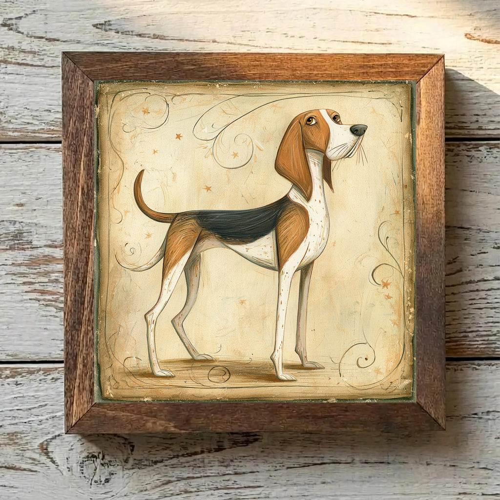 English Foxhound Tricolor - Variation 1