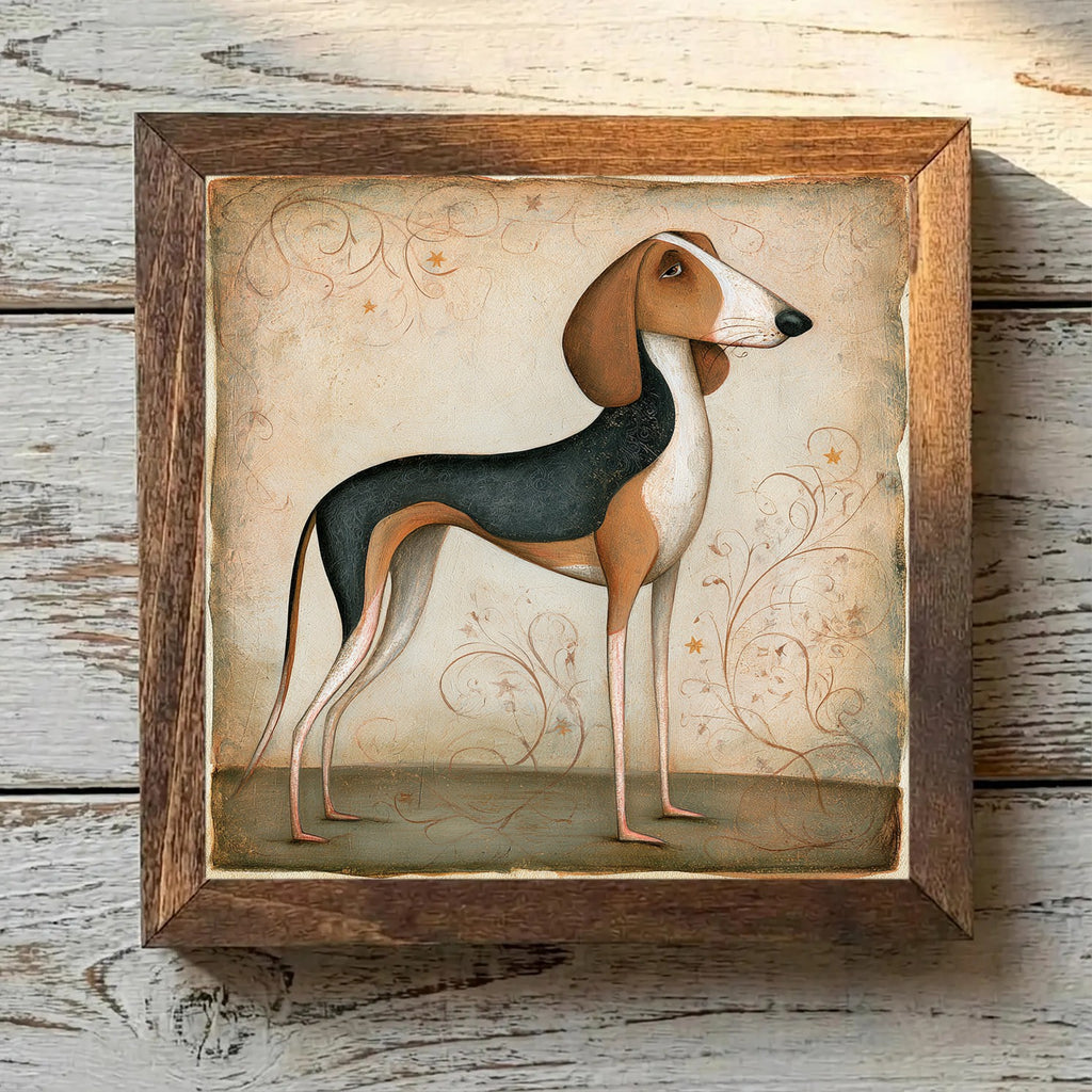 English Foxhound Tricolor - Variation 2