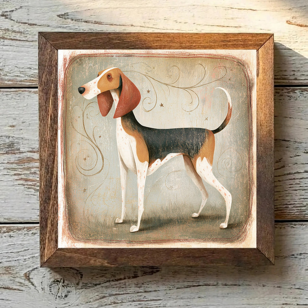 English Foxhound Tricolor - Variation 4